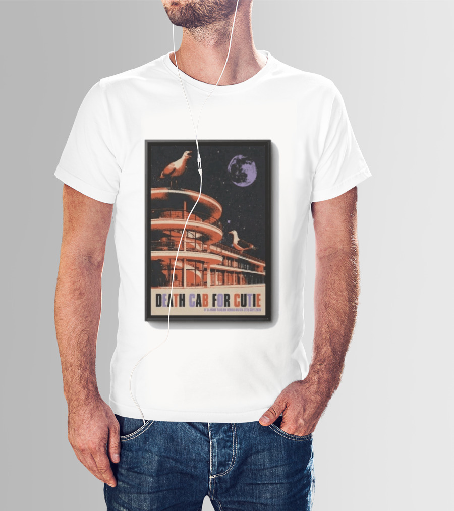 Death Cab For Cutie De La Warr Pavilion Bexhill UK September 2026 T-Shirt