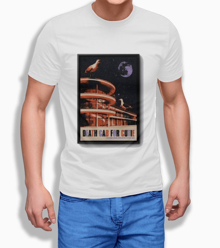 Death Cab For Cutie De La Warr Pavilion Bexhill UK September 2026 T-Shirt