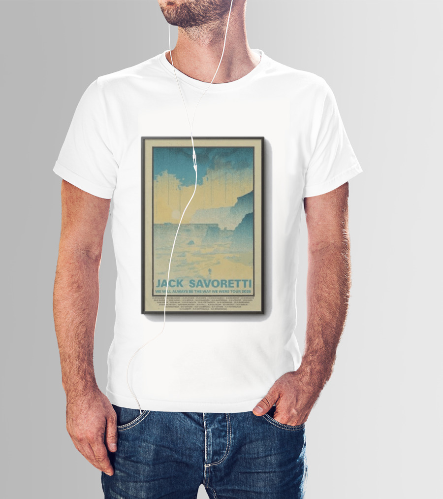 Jack Savoretti We Will Always Be The Way We Were Tour 2026 Scenic Coast T-Shirt