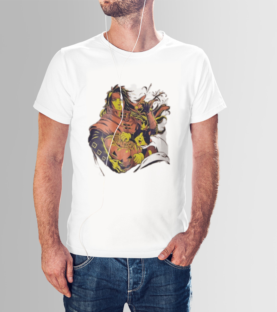 Vincent Valentine Cait Sith Halloween Pumpkin Final Fantasy T-Shirt