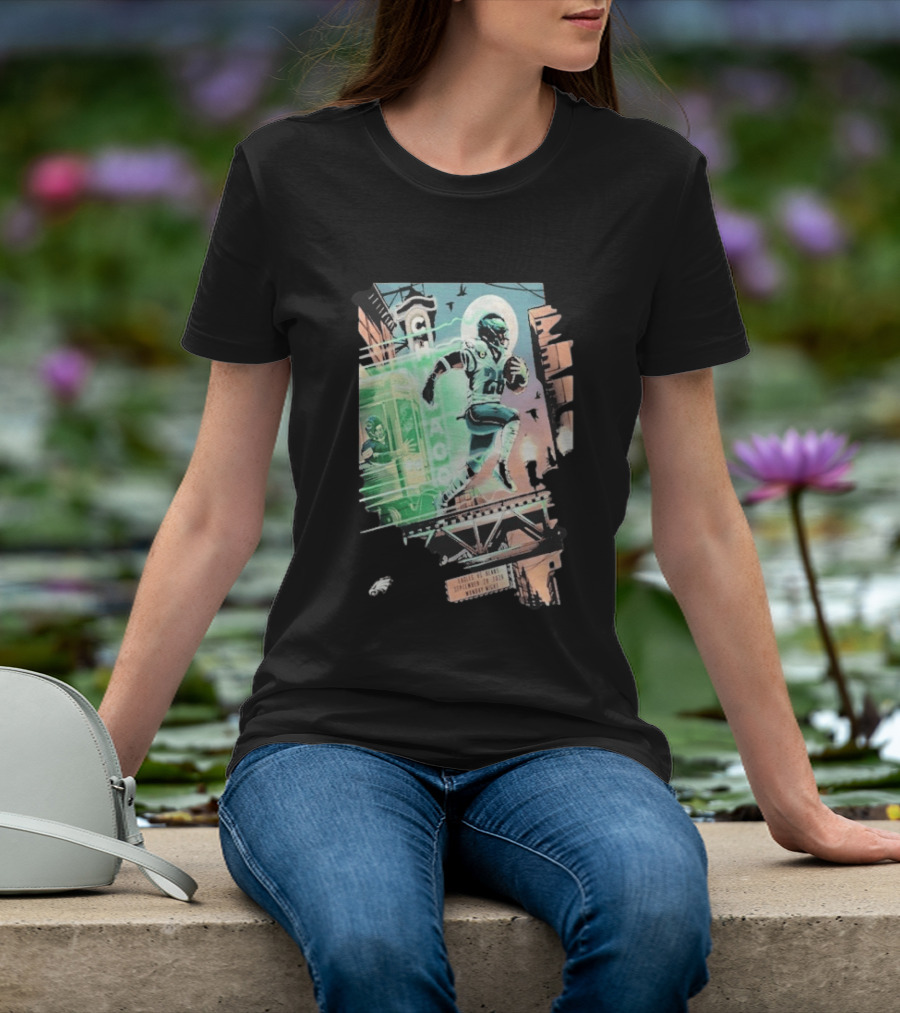 Chicago Bears Eagles Clash Philadelphia Skyline September 28 2026 Monday Night Football T-Shirt