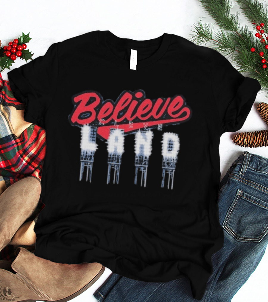 Cleveland Believe LAND LED Baseball Guardians T-Shirt