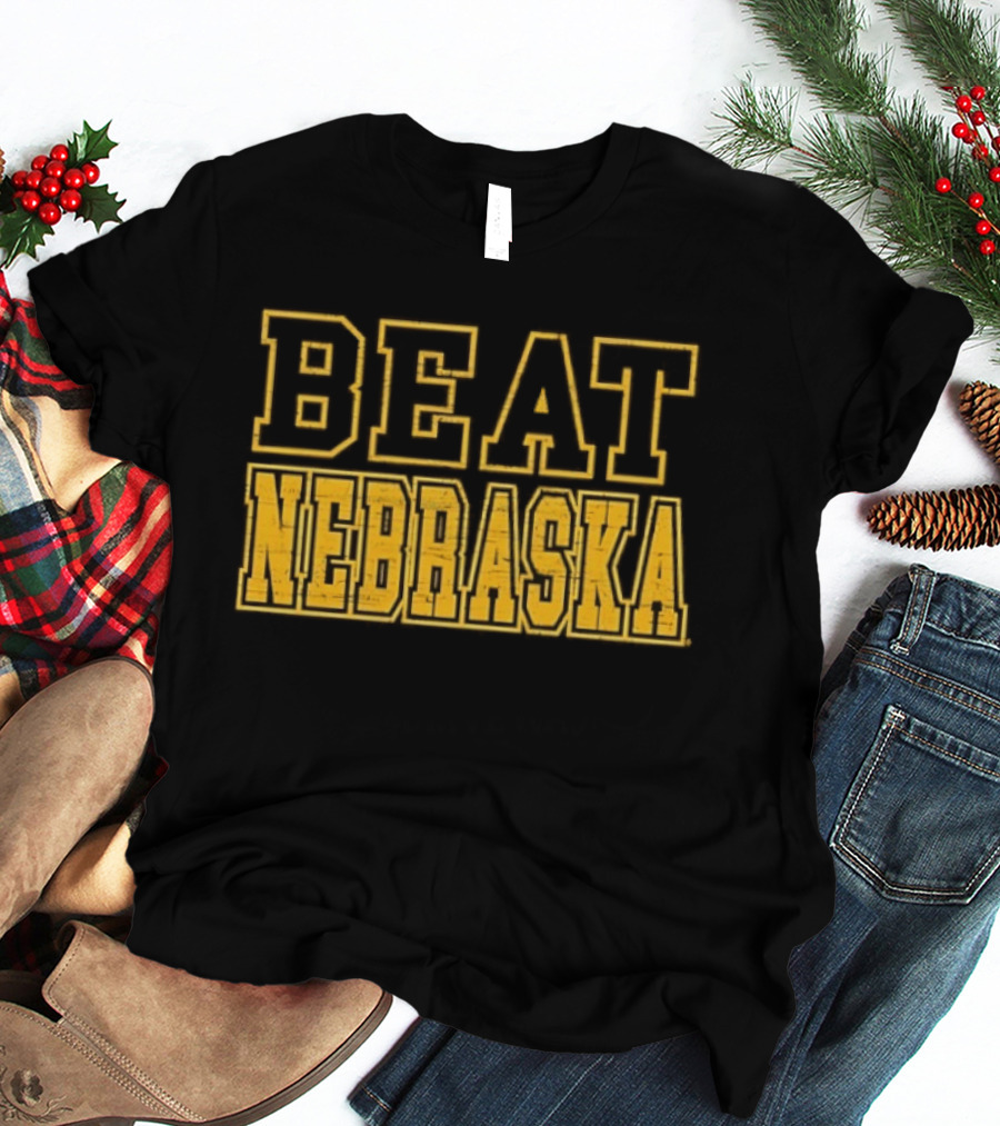 Iowa Hawkeyes Beat Nebraska NCAA 2026 Rivalry Game T-Shirt
