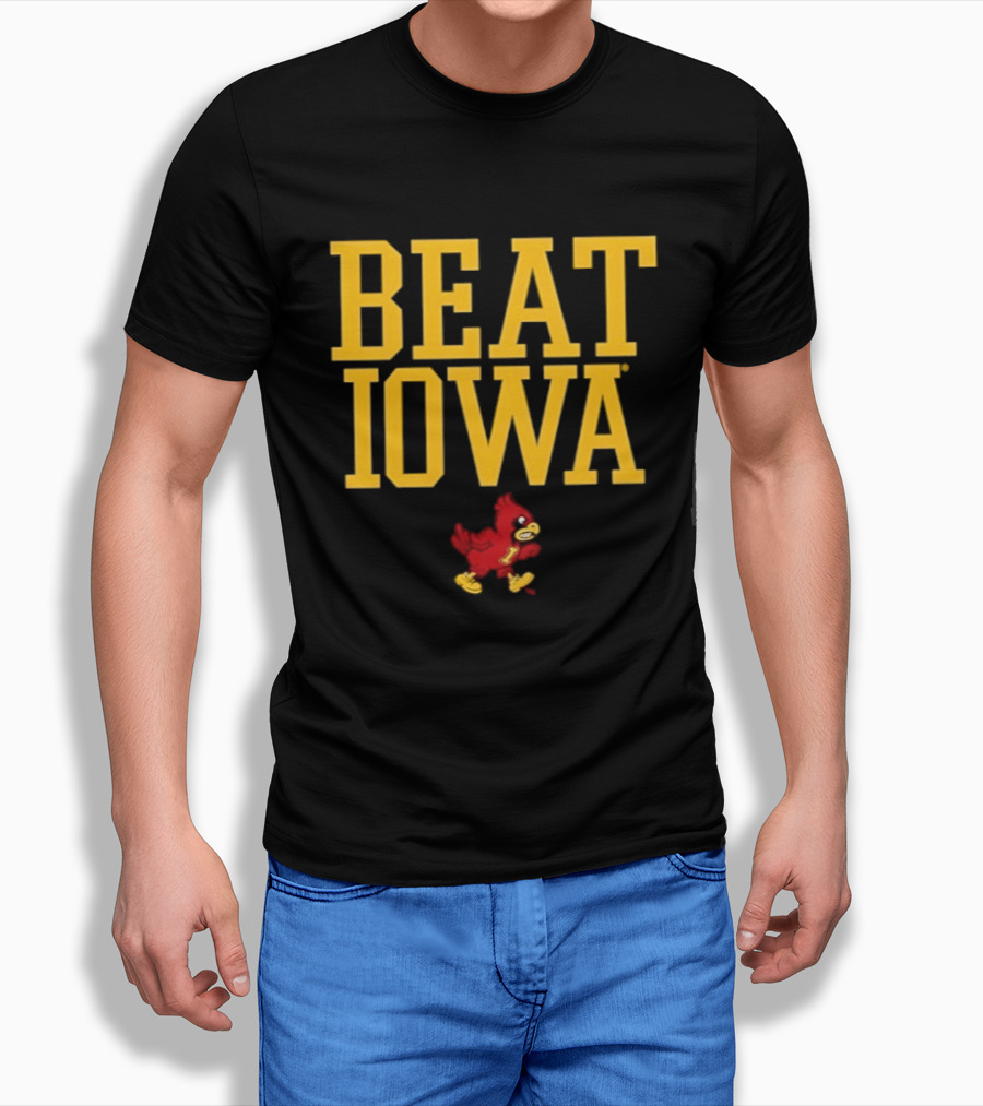 Beat Iowa Iowa State Cyclones Walking Cy NCAA 2026 T-Shirt