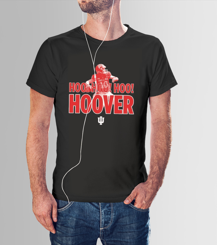 Indiana Hoosiers Hoo Hoo Hoo Hoover Football Fan T-Shirt