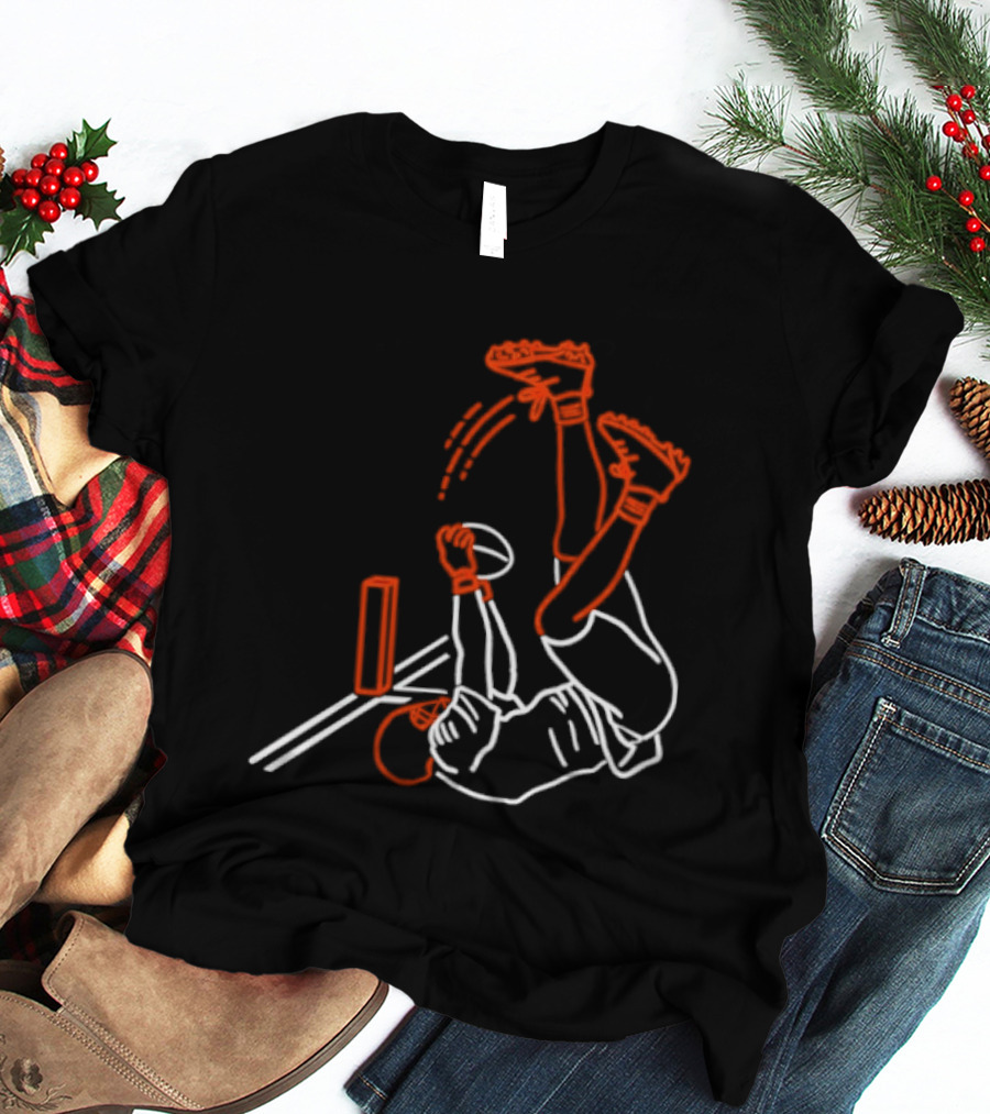Cincinnati Bengals Head Under Heels Catch Higgins T-Shirt