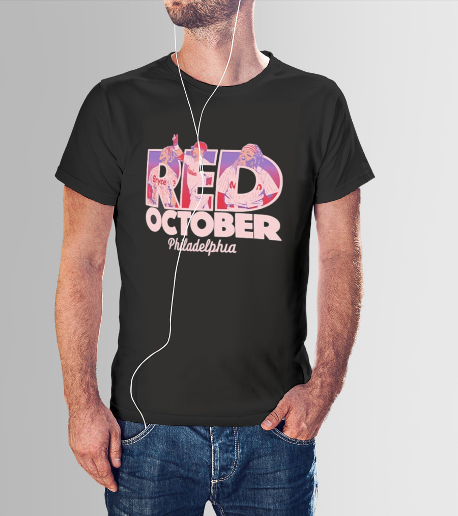Red October Philadelphia Phillies Bryce 2026 Postseason T-Shirt