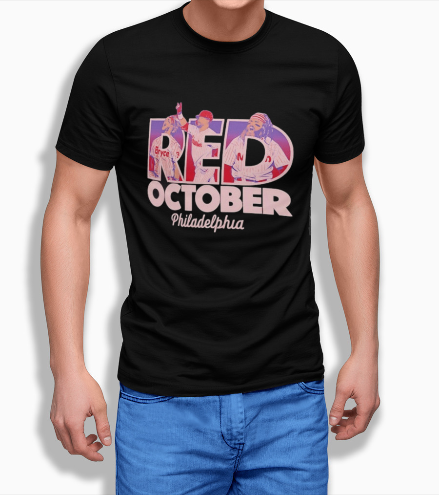 Red October Philadelphia Phillies Bryce 2026 Postseason T-Shirt