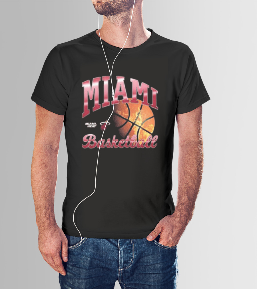Miami Heat Basketball Court Culture X Hype & Vice Tank T-Shirt