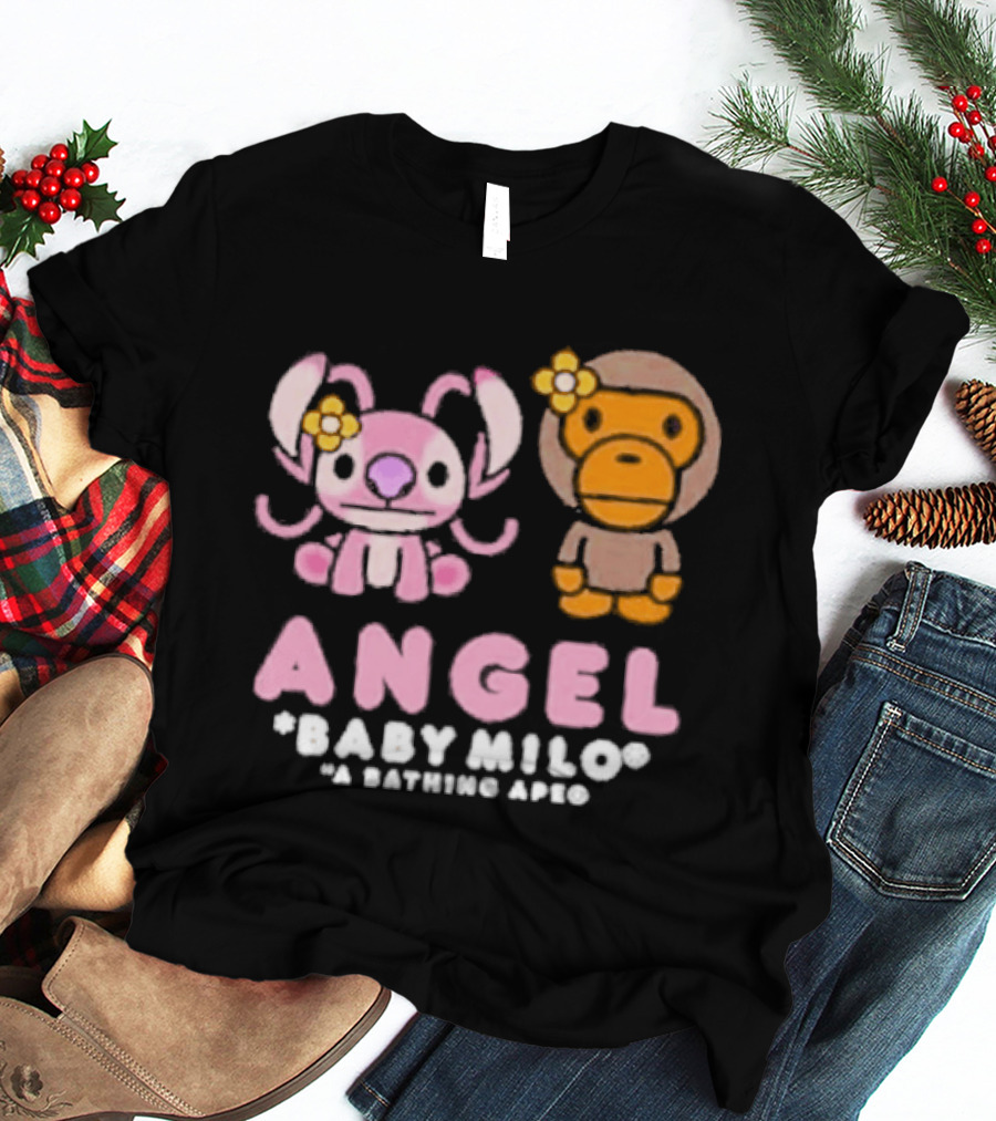 Angel Baby Milo A Bathing Ape Bape X Disney 2026 T-Shirt