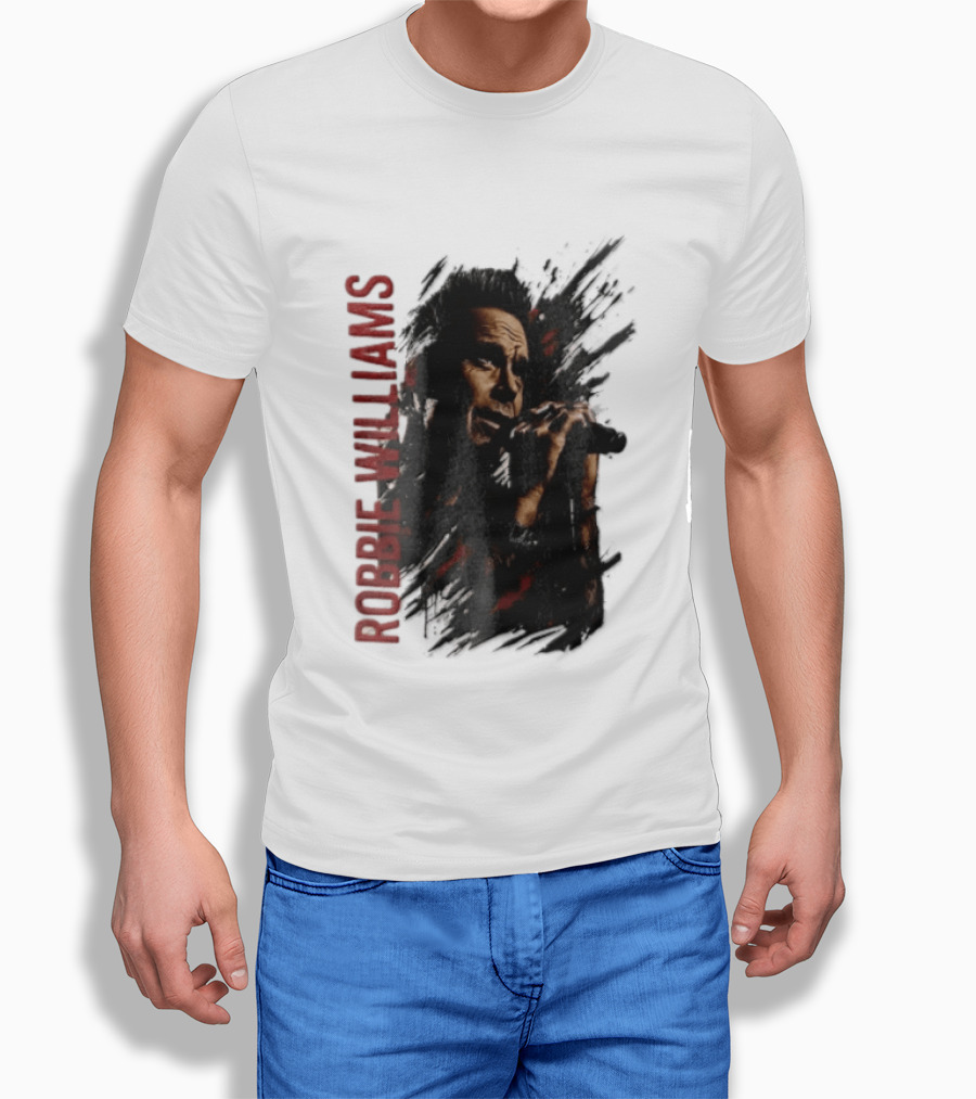 Robbie Williams Britpop Australia New Zealand 2026 Tour Concert Singer T-Shirt