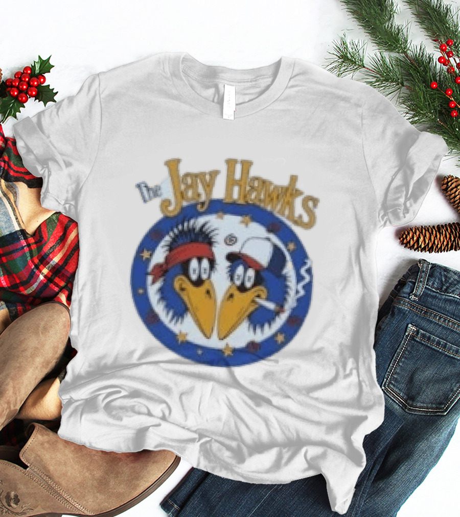 The Jay Hawks Smoking Cartoon Birds T-Shirt
