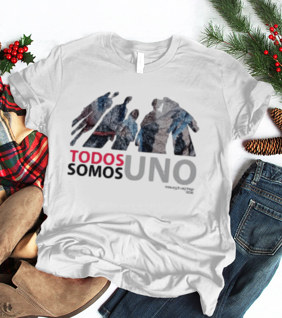 Todos Somos Uno Unity Peaceful Figures T-Shirt