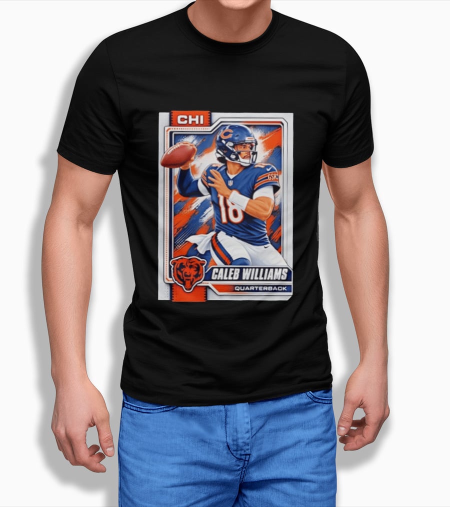 Caleb Williams Chicago Bears Quarterback CHI Football Fan T-Shirt