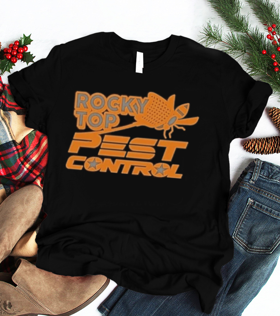 Rocky Top Pest Control Tennessee Defeated Georgia Tech Football T-Shirt