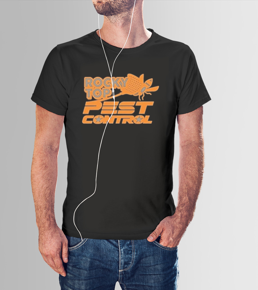 Rocky Top Pest Control Tennessee Defeated Georgia Tech Football T-Shirt