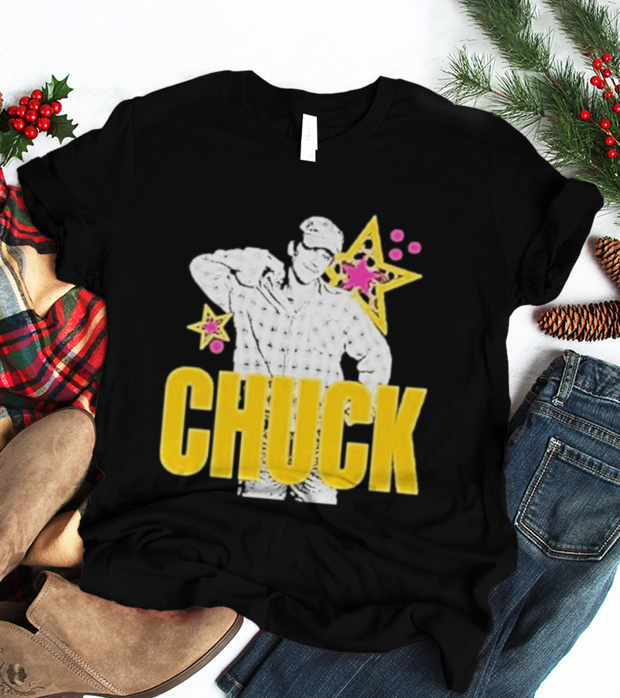 CHUCK Original Role Model Timely Hourglass Stars And Plaid T-Shirt