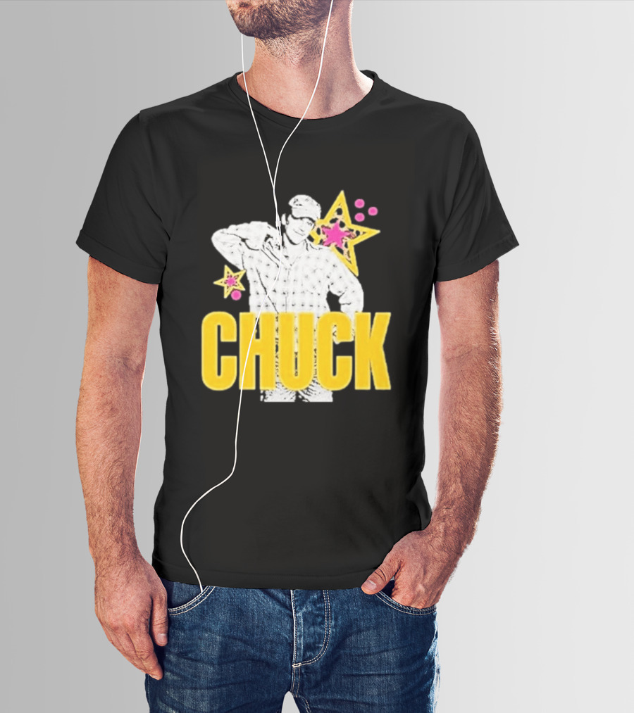 CHUCK Original Role Model Timely Hourglass Stars And Plaid T-Shirt