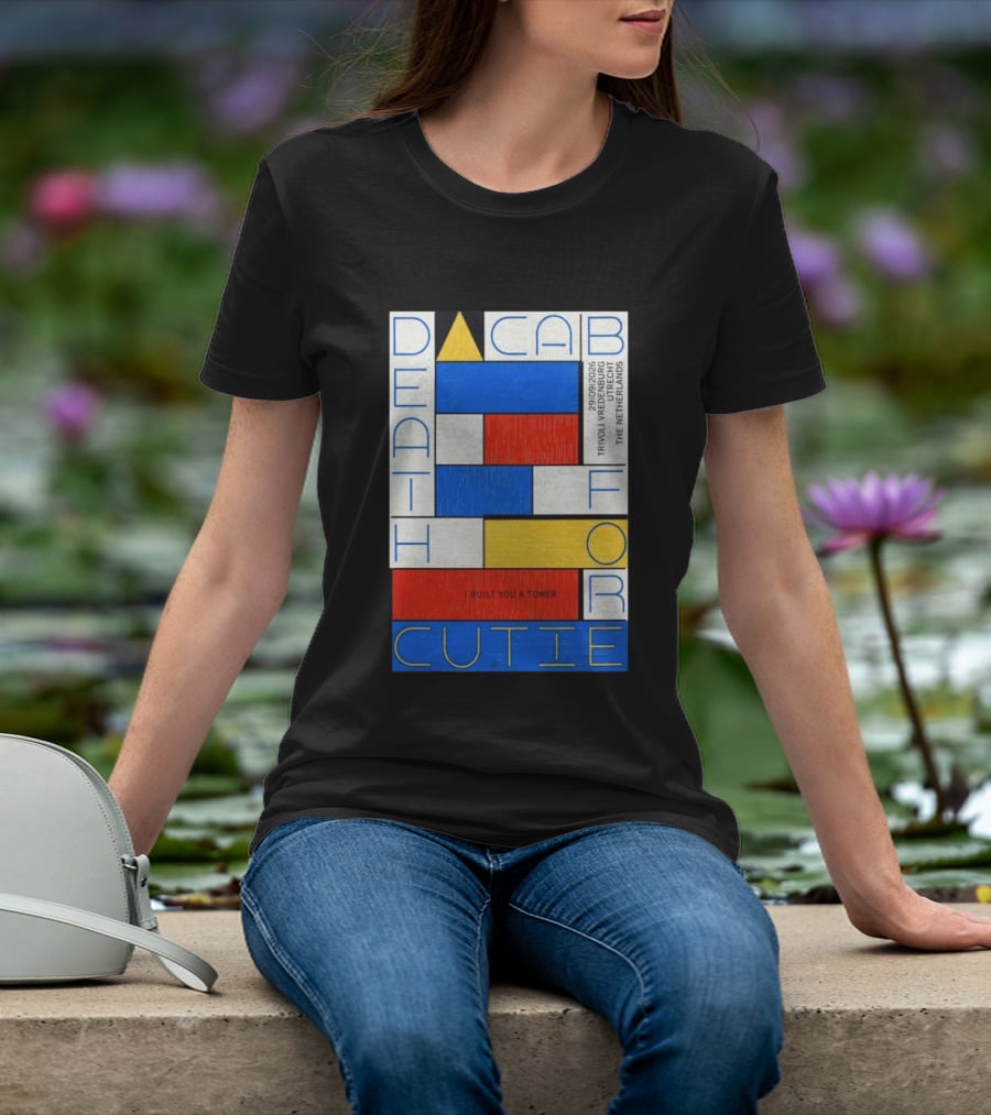 Death Cab For Cutie I Built You A Tower September 29 2026 TivoliVredenburg Utrecht The Netherlands T-Shirt