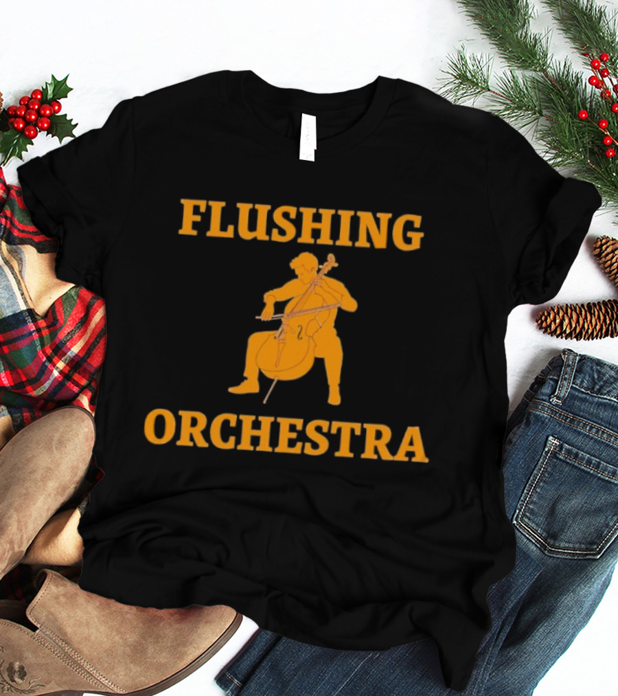 Flushing Orchestra Cello Player Musician T-Shirt