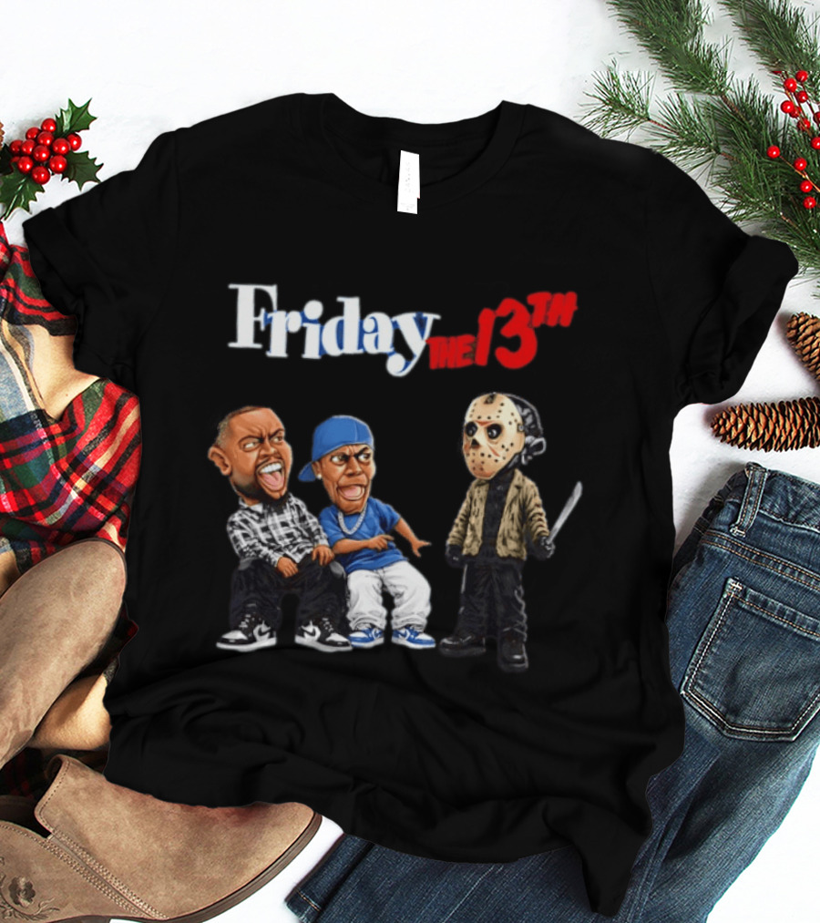 Friday The 13th Character Mashup Halloween 2026 Damnnnn Meme T-Shirt