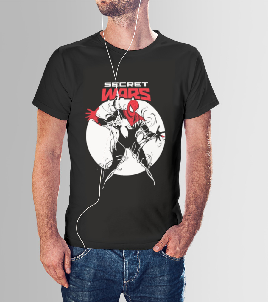 Secret Wars Spider Man Iconic Marvel T-Shirt