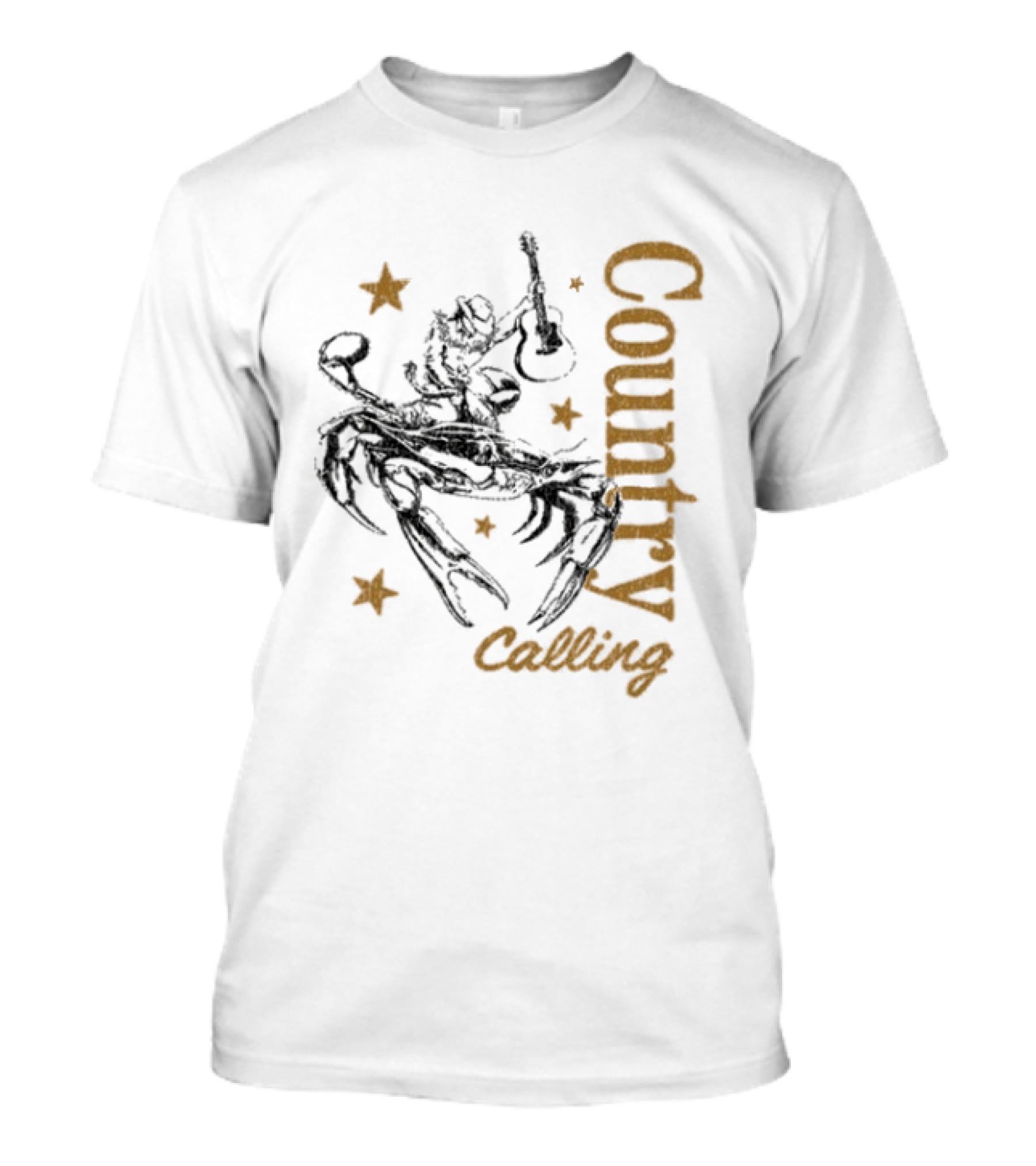 Country Calling Festival 2026 Ocean City Maryland Crab Cowboy Stars T-Shirt