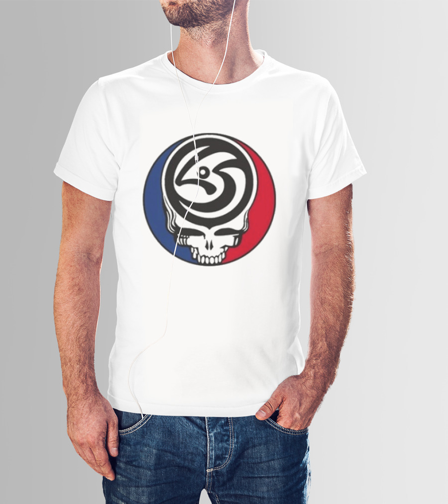 Leftover Salmon Grateful Dead Steal Your Face Salmon Garcia's Chicago March 6 8 2026 T-Shirt