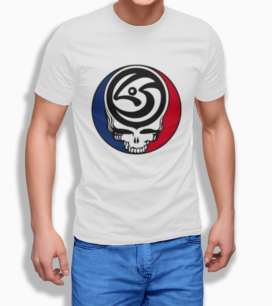 Leftover Salmon Grateful Dead Steal Your Face Salmon Garcia's Chicago March 6 8 2026 T-Shirt
