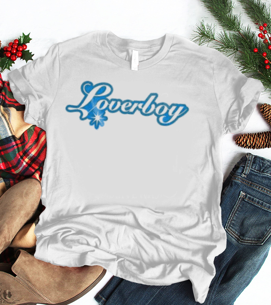 Mariah Carey Store Loverboy White Hearts Flowers T-Shirt