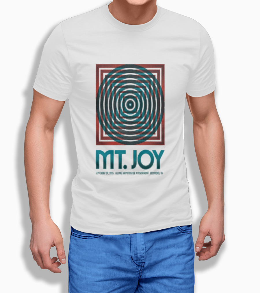 MT. Joy Richmond VA Sept 29 2026 Tour Spiral T-Shirt