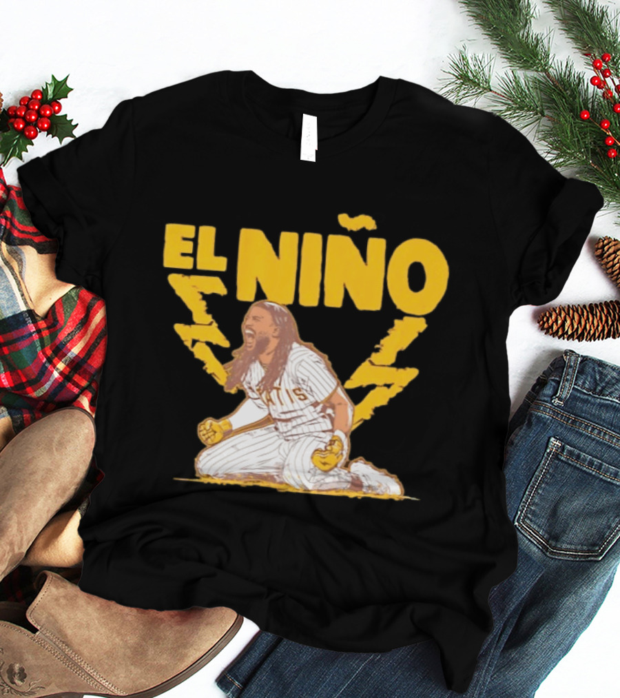 Fernando Tatis Jr El Niño San Diego Padres Stole Home Lightning T-Shirt