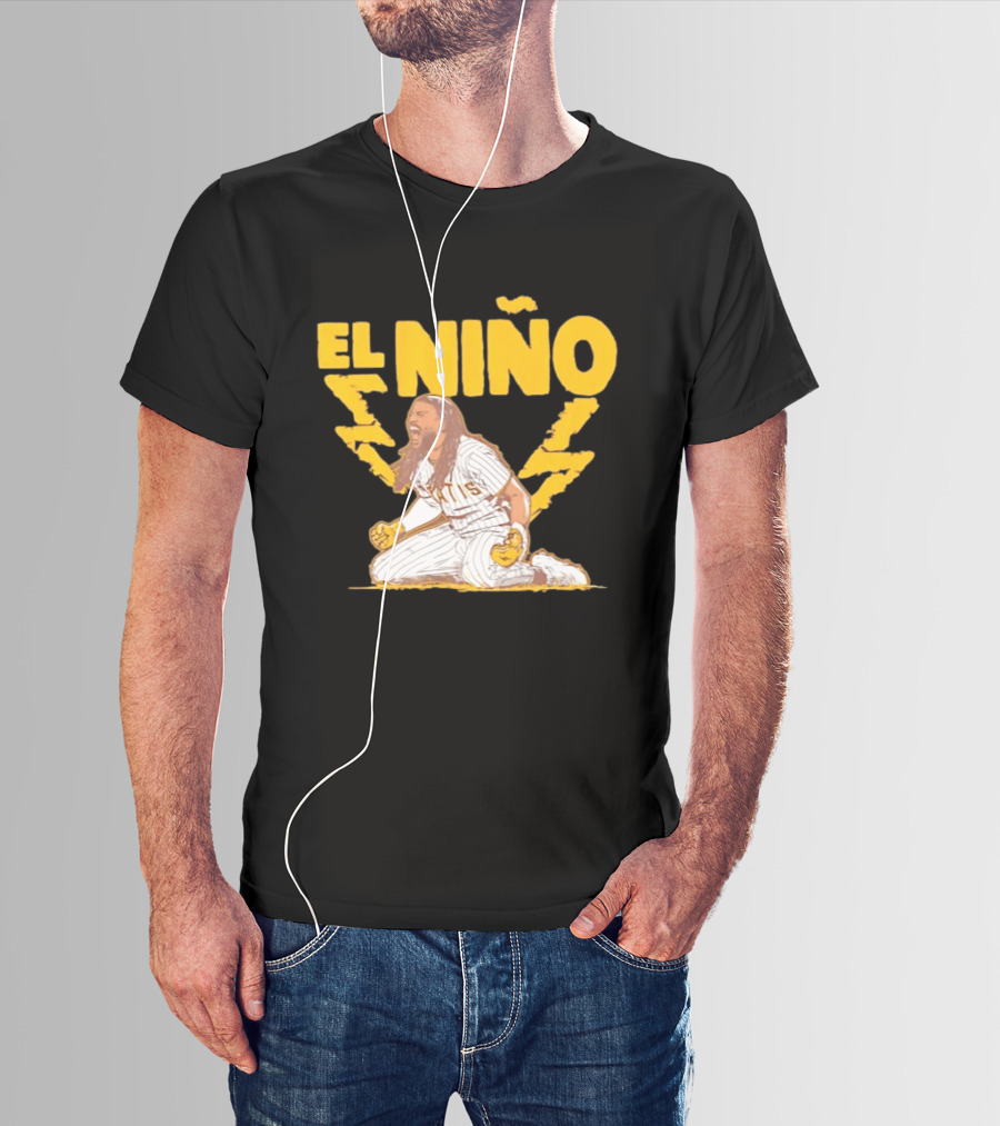 Fernando Tatis Jr El Niño San Diego Padres Stole Home Lightning T-Shirt
