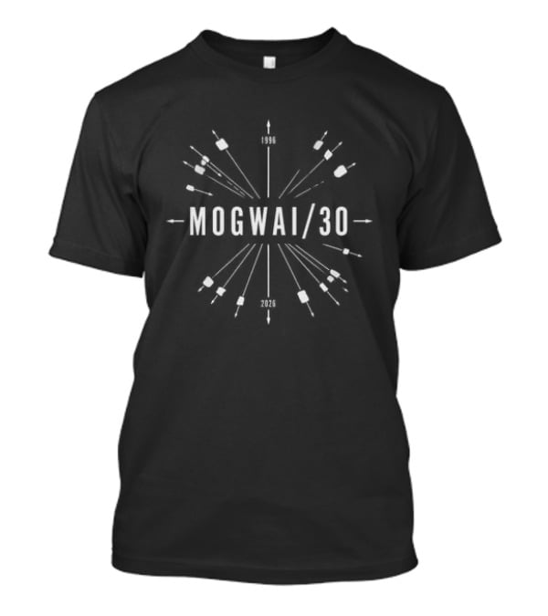 Mogwai 30th Anniversary Celebration Starburst Black Diagram T-Shirt