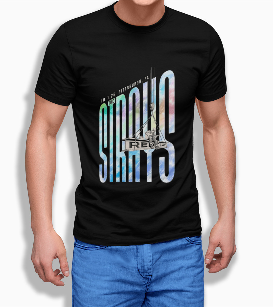 The Red Clay Strays Pittsburgh PA October 1 2026 Concert T-Shirt