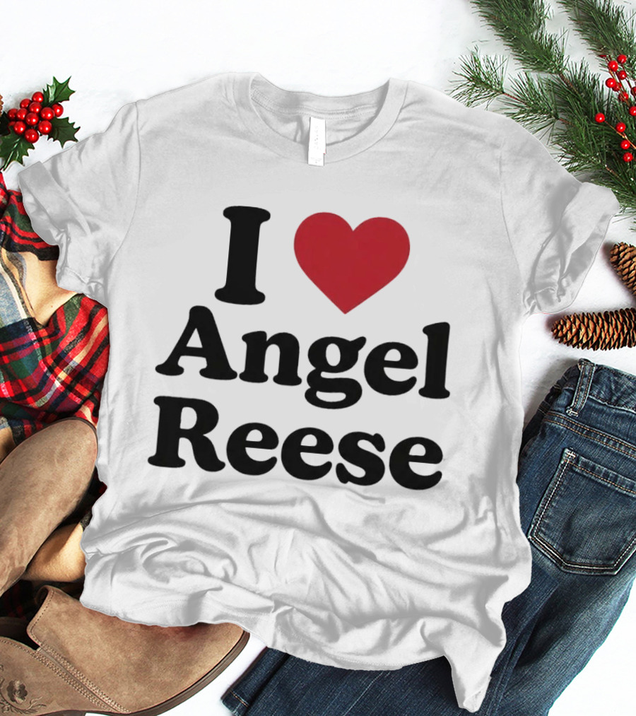 I Heart Angel Reese 2026 Fan Appreciation T-Shirt