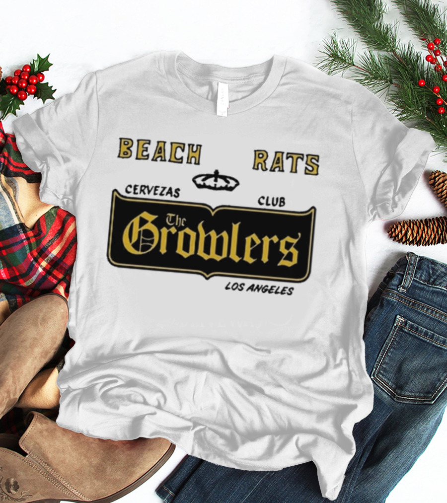 Beach Rats Cervezas Club The Growlers Los Angeles 2026 T-Shirt