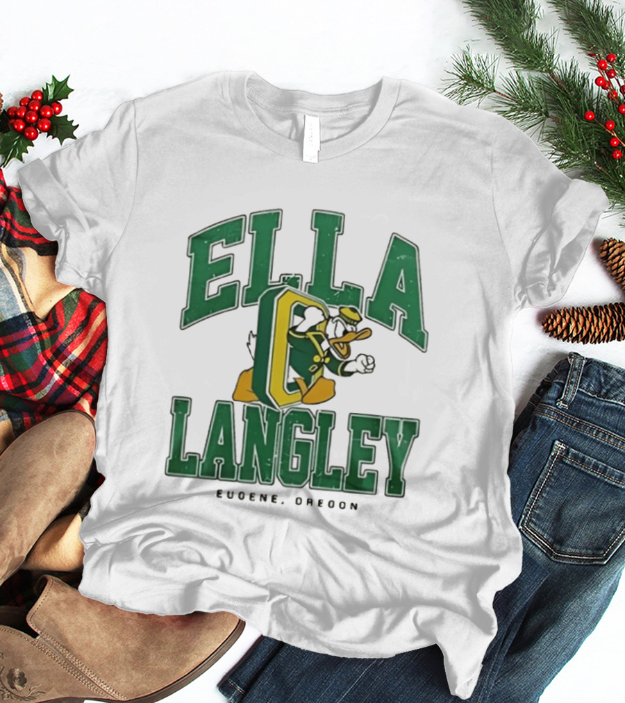 Ella Langley Oregon Ducks Eugene Collaboration T-Shirt