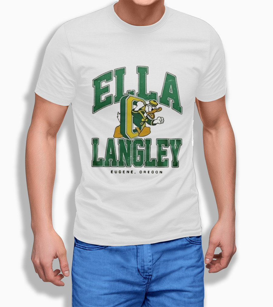 Ella Langley Oregon Ducks Eugene Collaboration T-Shirt