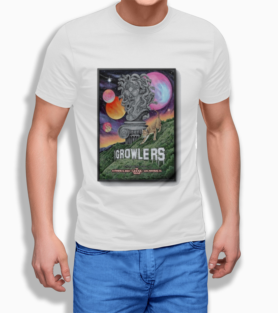 Los Growlers October 3 2026 Los Angeles Cosmic Event T-Shirt