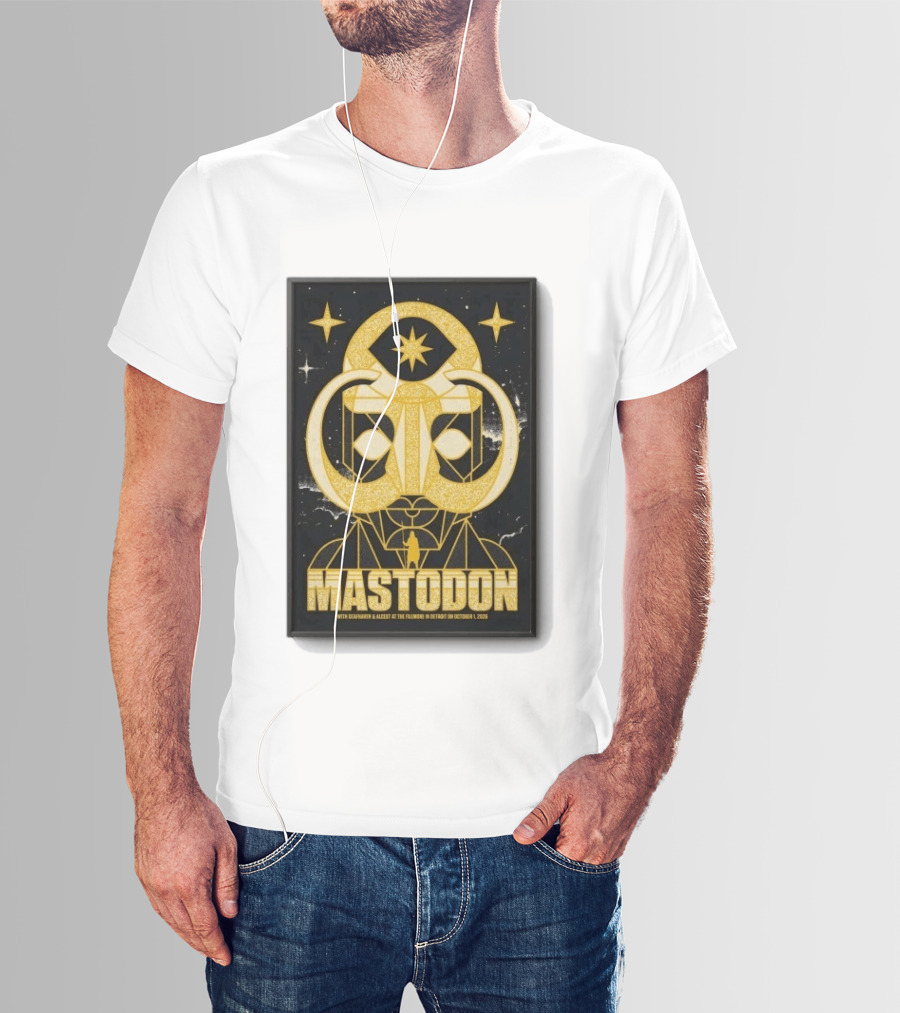 Mastodon The Fillmore Detroit Oct 1 2026 With Deafheaven And Khemmis T-Shirt
