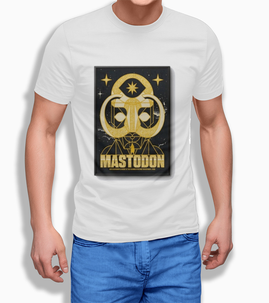 Mastodon The Fillmore Detroit Oct 1 2026 With Deafheaven And Khemmis T-Shirt