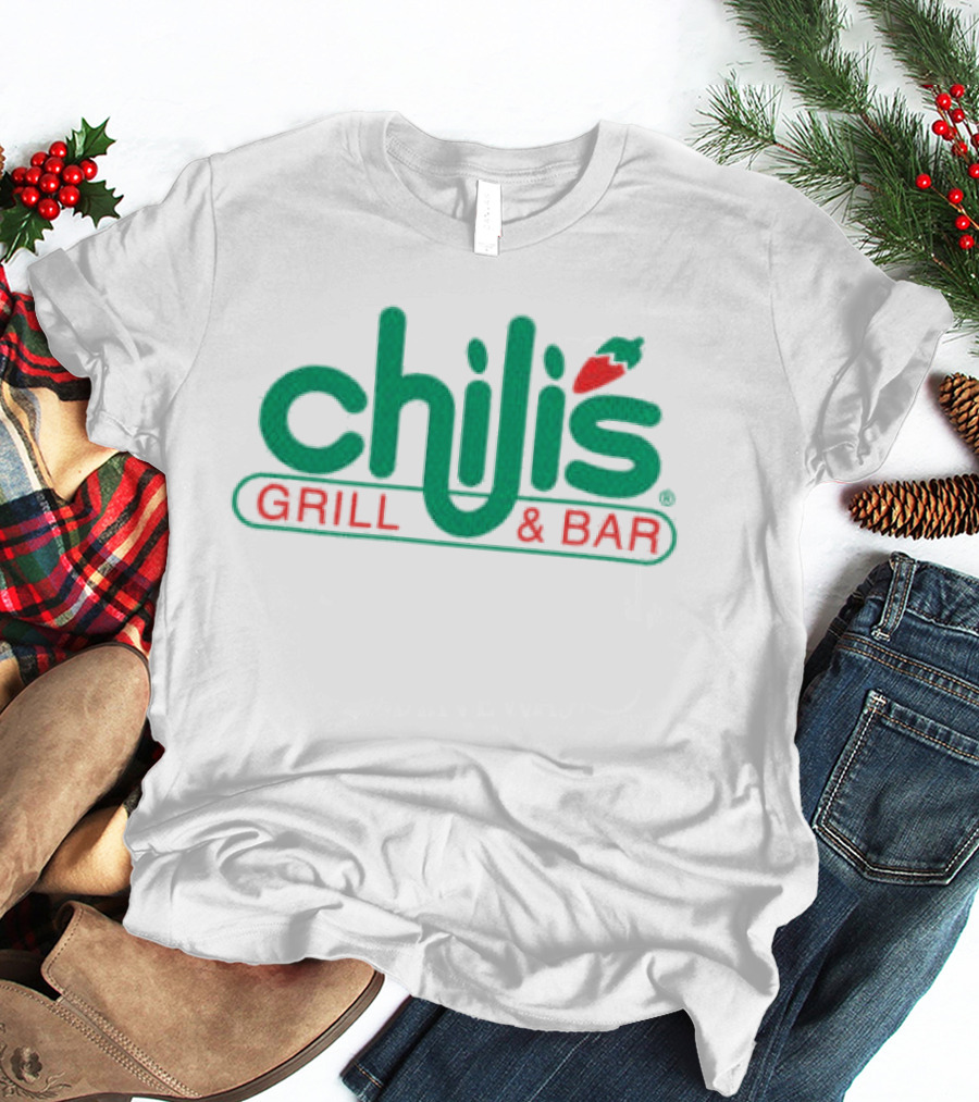 Welcome To Chili's Grill & Bar Varsity Jersey T-Shirt
