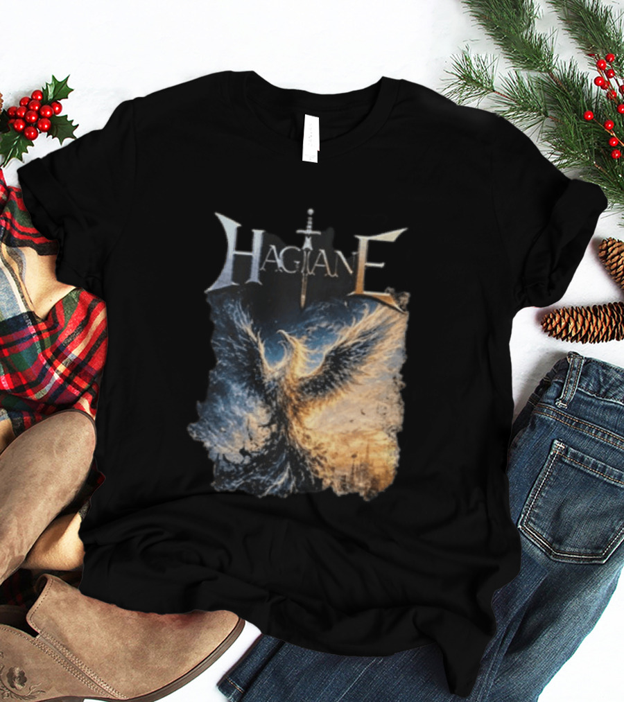 Hagane Sword And Phoenix Night T-Shirt