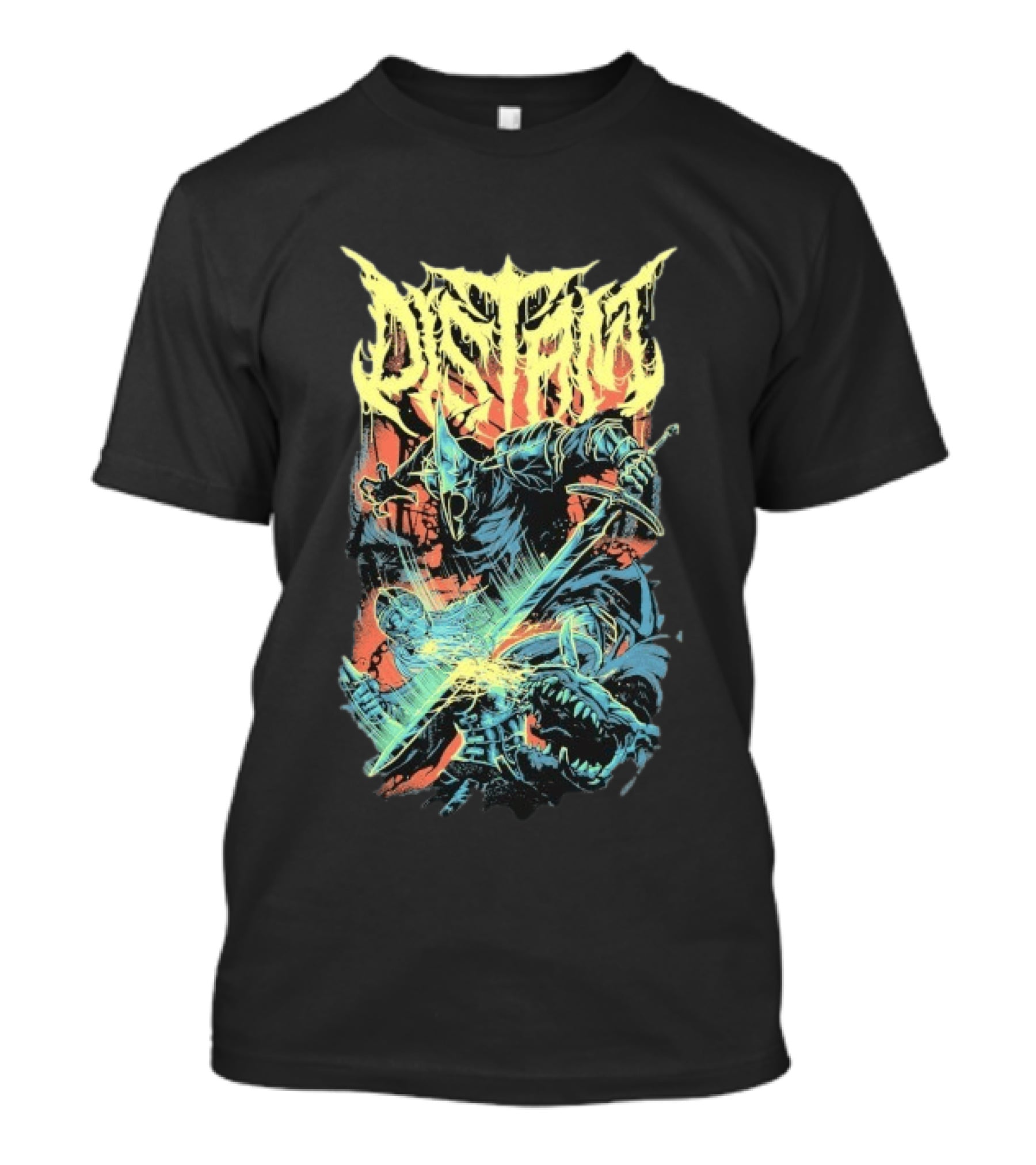 Distant Witchking Epic Battle Sword And Sorcery Fantasy T-Shirt