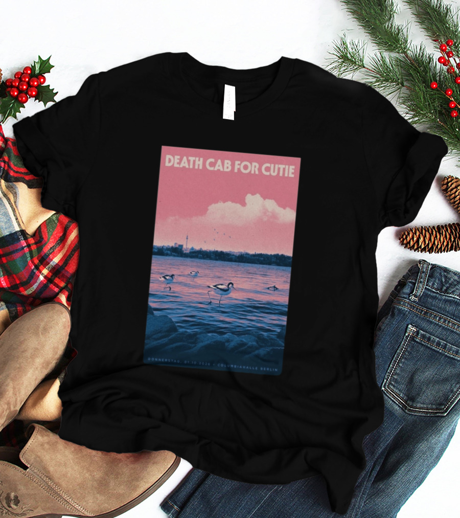 Death Cab For Cutie Columbiahalle Berlin Concert 2026 Donnerstag 01.10 Exclusive T-Shirt