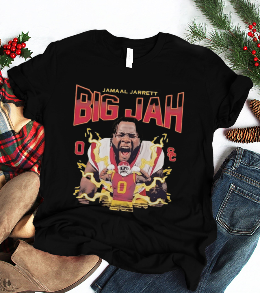Jamaal Jarrett Big Jah USC Trojans Football No 0 Collage T-Shirt