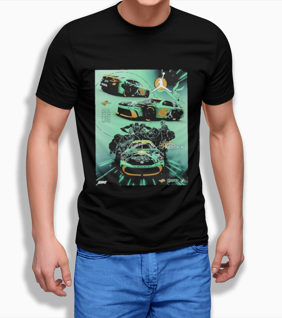 Tyler Reddick 45 Camry Jordan Monstars Las Vegas Racing T-Shirt