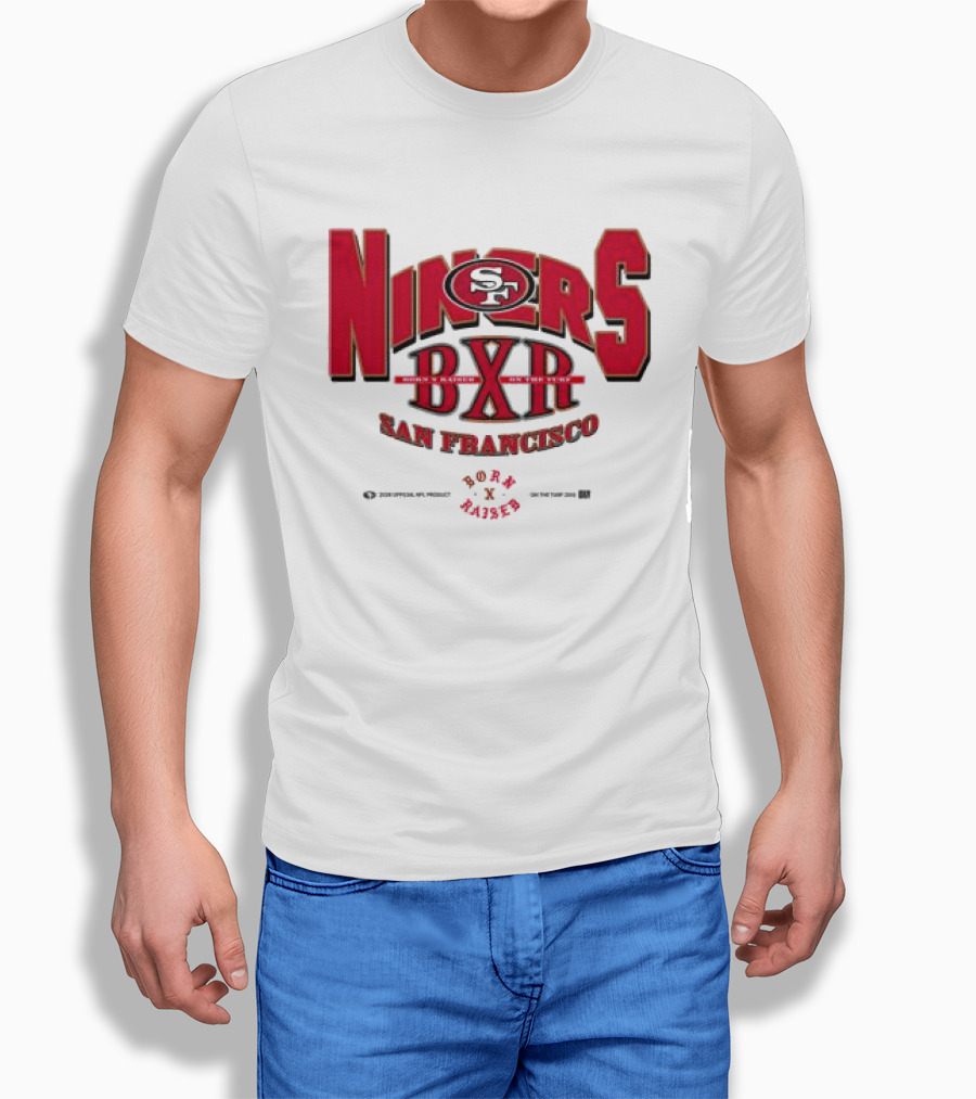 Born X Raised San Francisco 49ers Niners BXR Collaboration T-Shirt