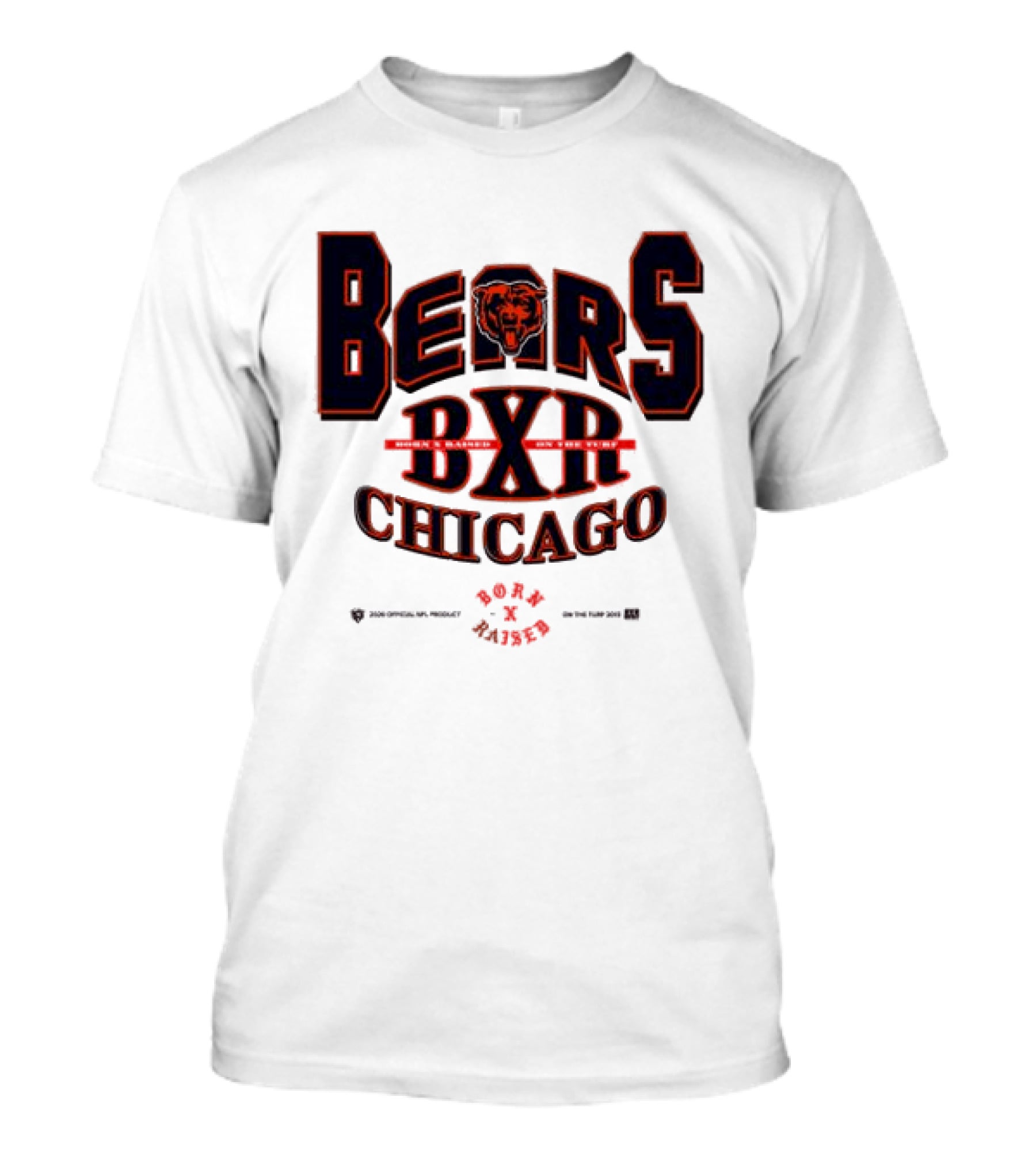 Born X Raised Bears BXR Chicago Collection White T-Shirt